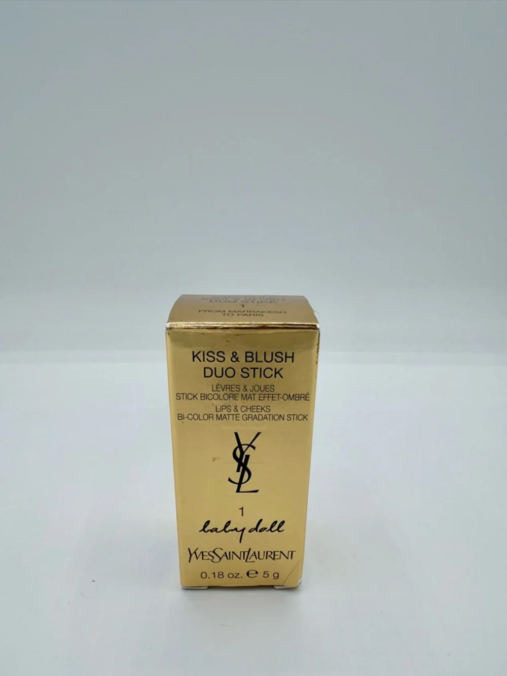Yves Saint Laurent Baby Doll Kiss & Blush Duo Stick - From Marrakesh to Paris
